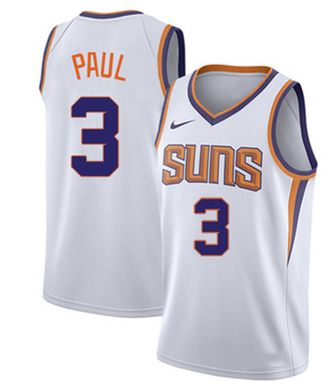 Men Phoenix Suns #3 Paul White Game Nike 2021 NBA Jersey->boston red sox->MLB Jersey